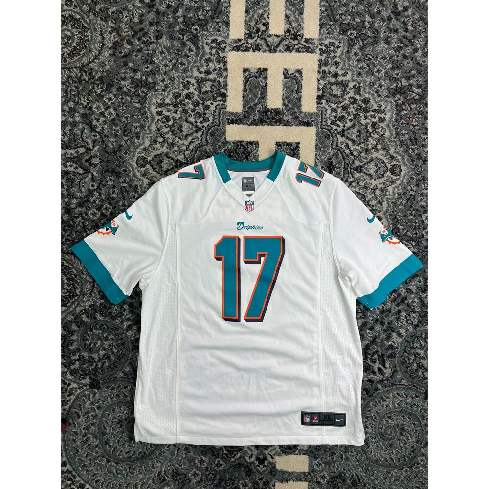 Mens Nike NFL Miami Dolphins Tannehill Football jersey Size XL White